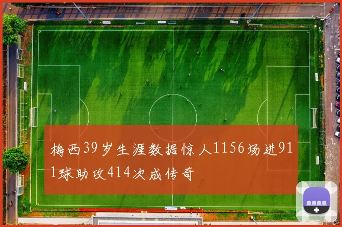 梅西39岁生涯数据惊人1156场进911球助攻414次成传奇