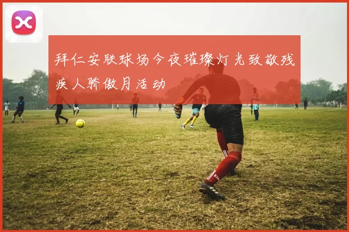 拜仁安联球场今夜璀璨灯光致敬残疾人骄傲月活动